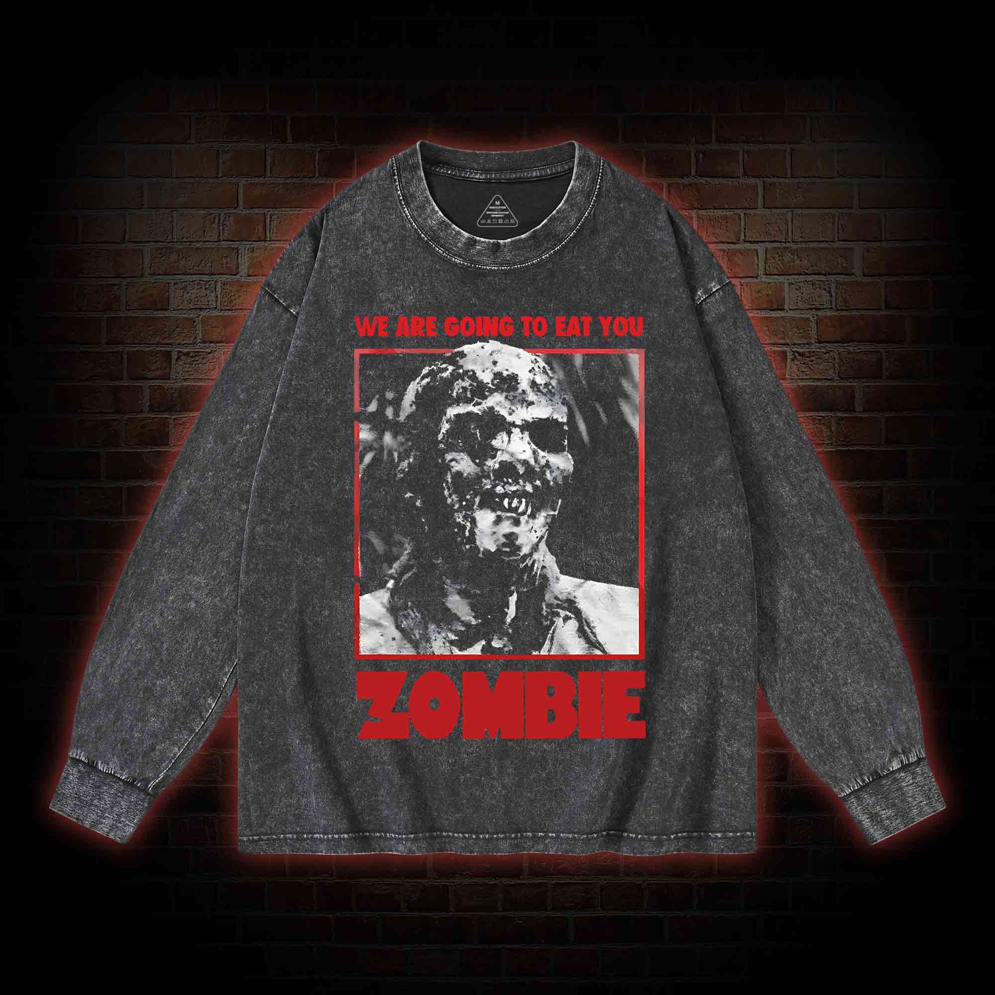 We are Going to Eating You Washed Long-Sleeve T-shirt