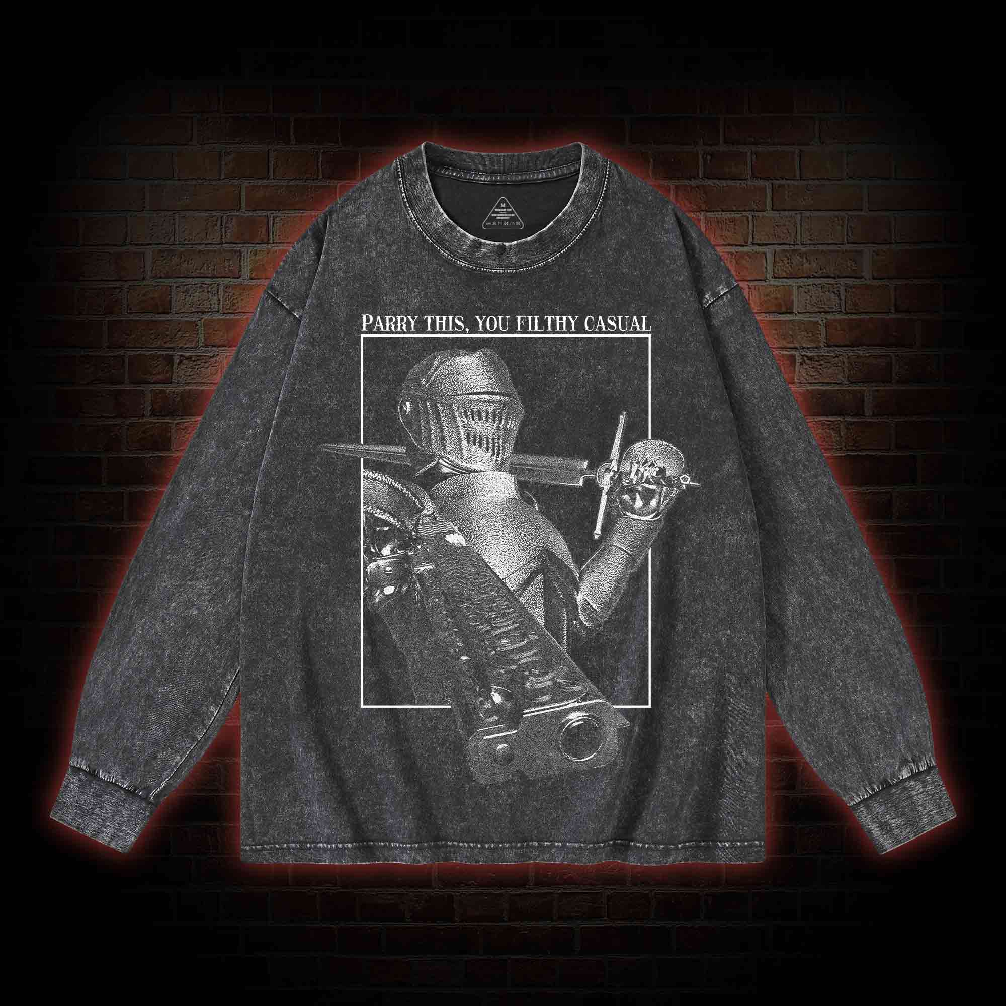 Parry This You Filthy Casual Washed Long-Sleeve T-shirt