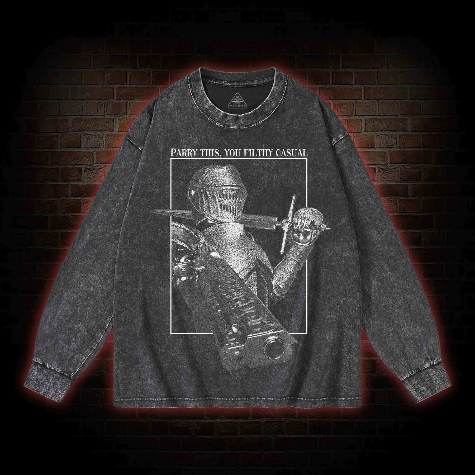 Parry This You Filthy Casual Washed Long-Sleeve T-shirt