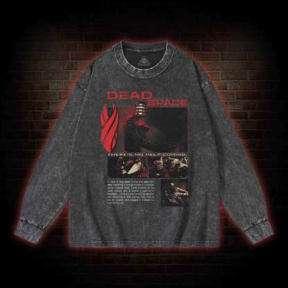 There's No Help Coming Washed Long-Sleeve T-shirt