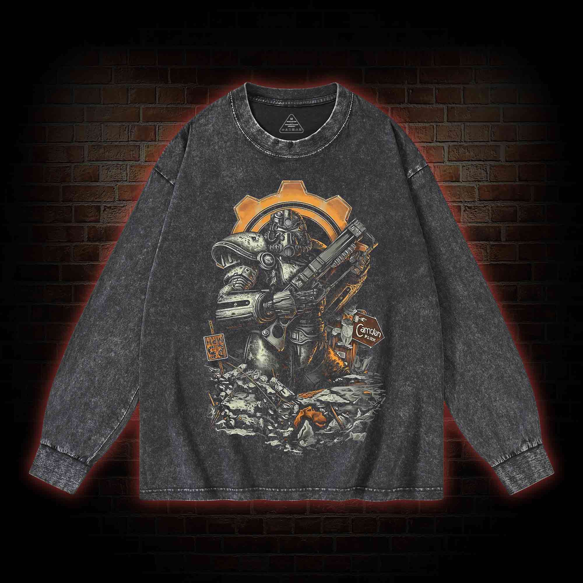 Paramilitary Group Washed Long-Sleeve T-shirt