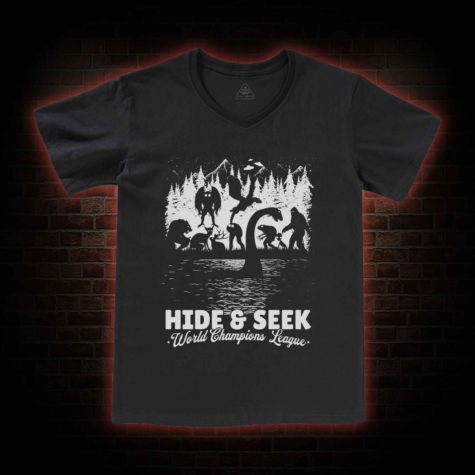 Hide & Seek World Champion League V-Neck Classic T-Shirt