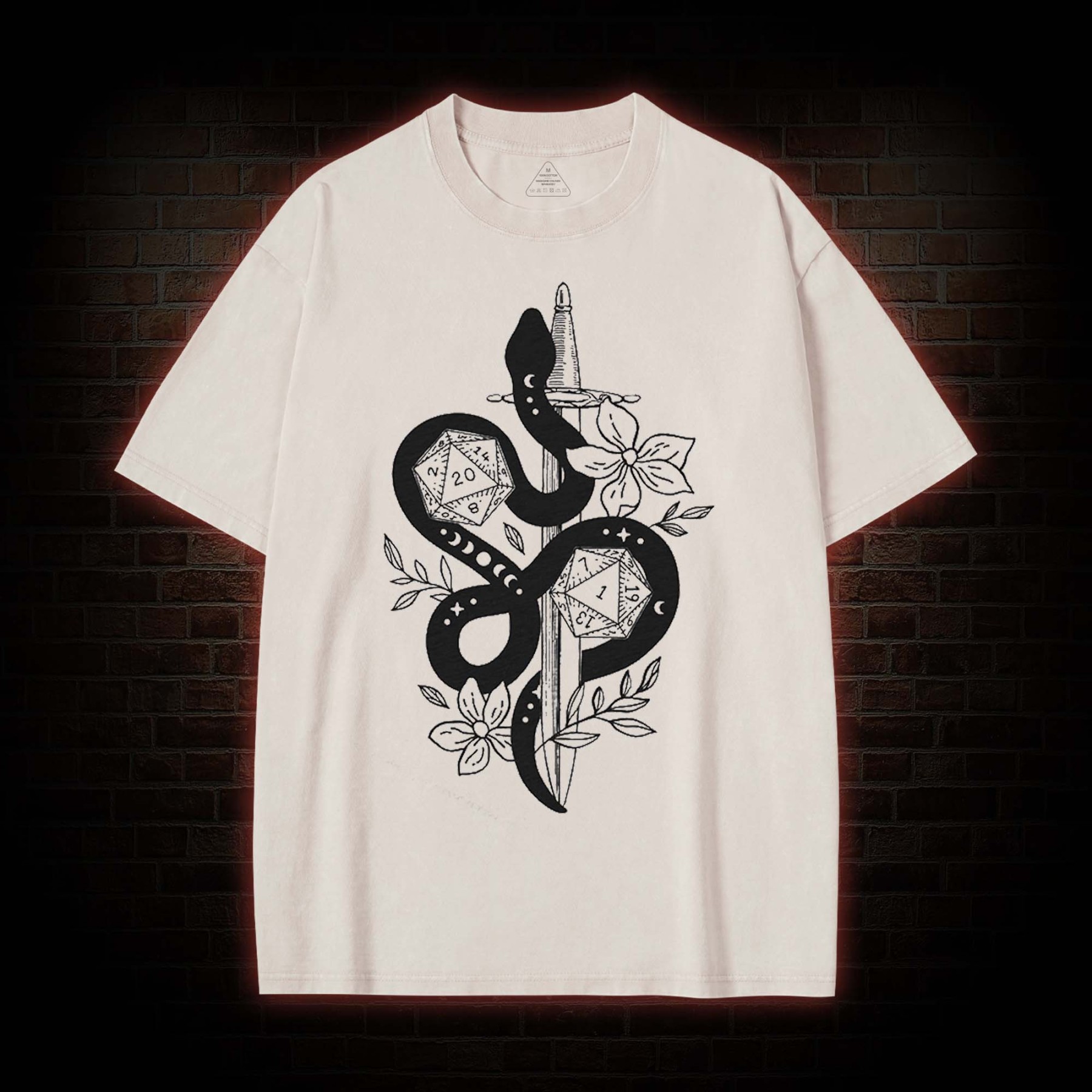 Snake&Sword Washed T-shirt