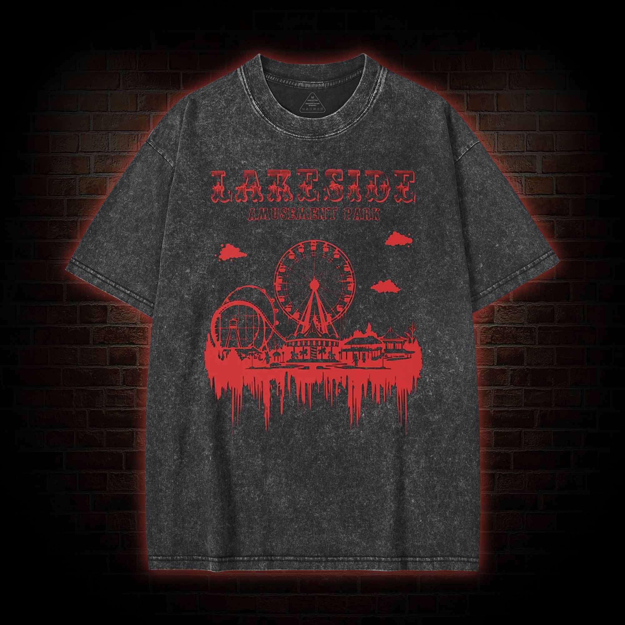 Lakeside Amusement Park Washed T-shirt