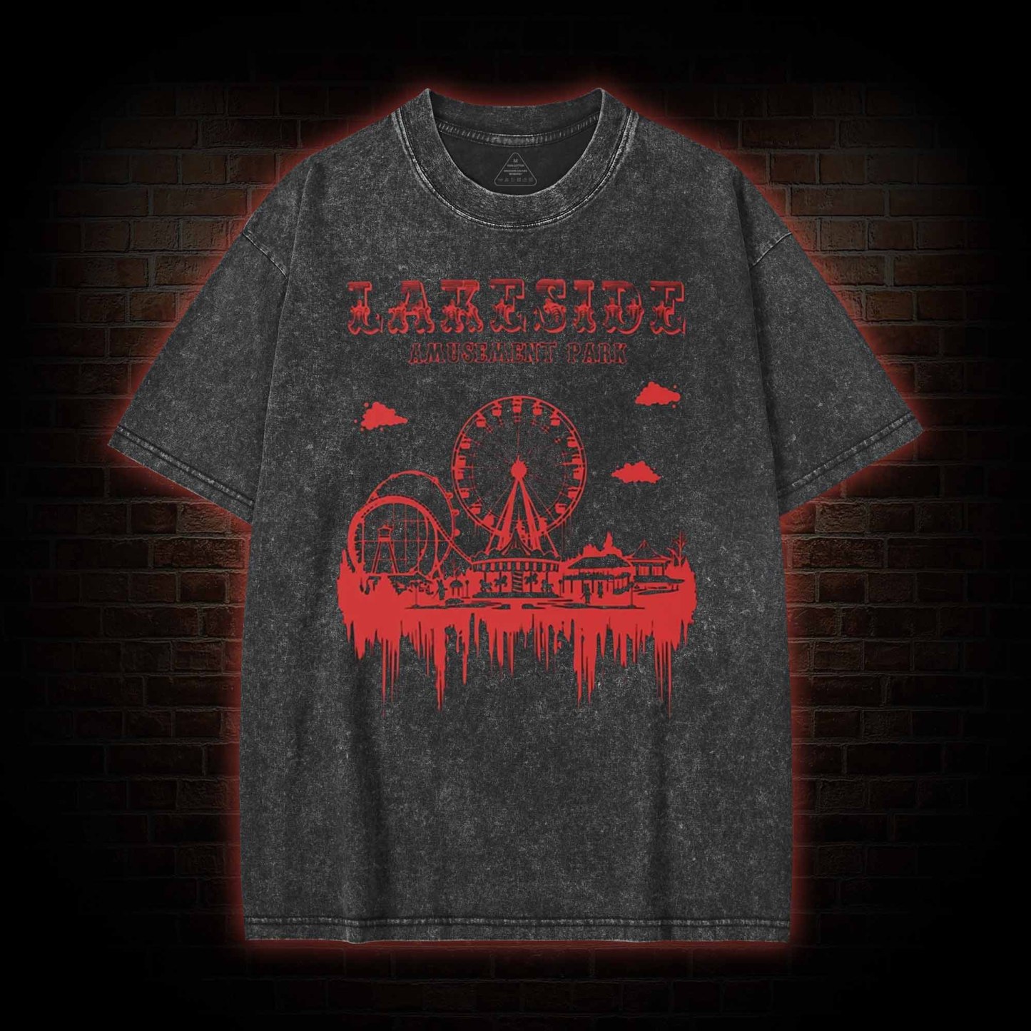 Lakeside Amusement Park Washed T-shirt