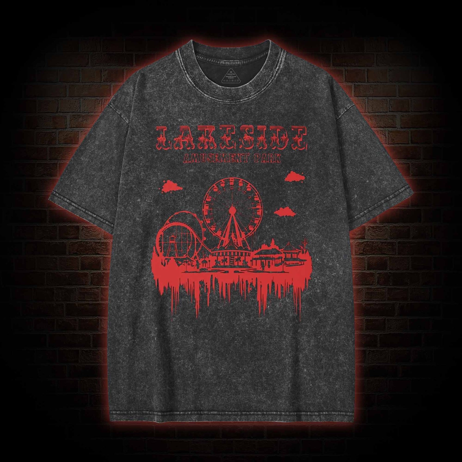 Lakeside Amusement Park Washed T-shirt