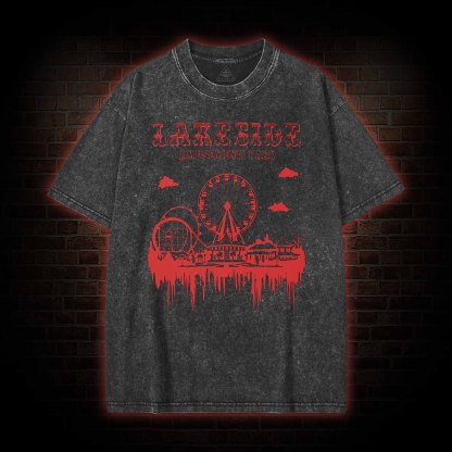 Lakeside Amusement Park Washed T-shirt