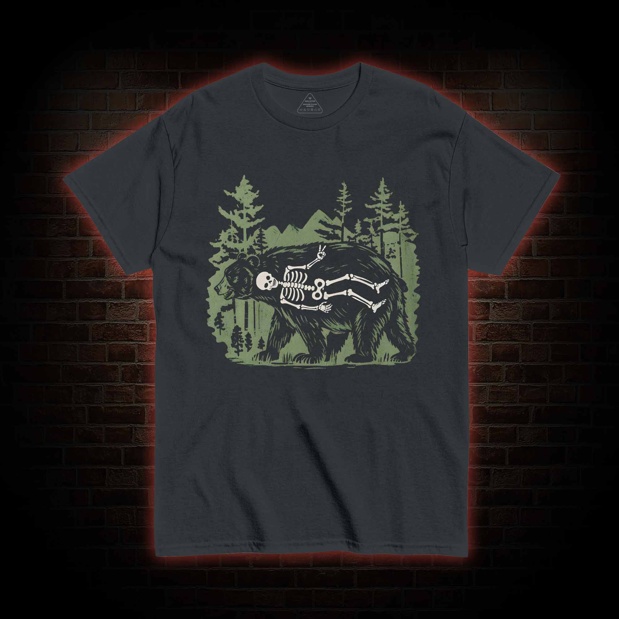Funny Bear Skeleton T-shirt