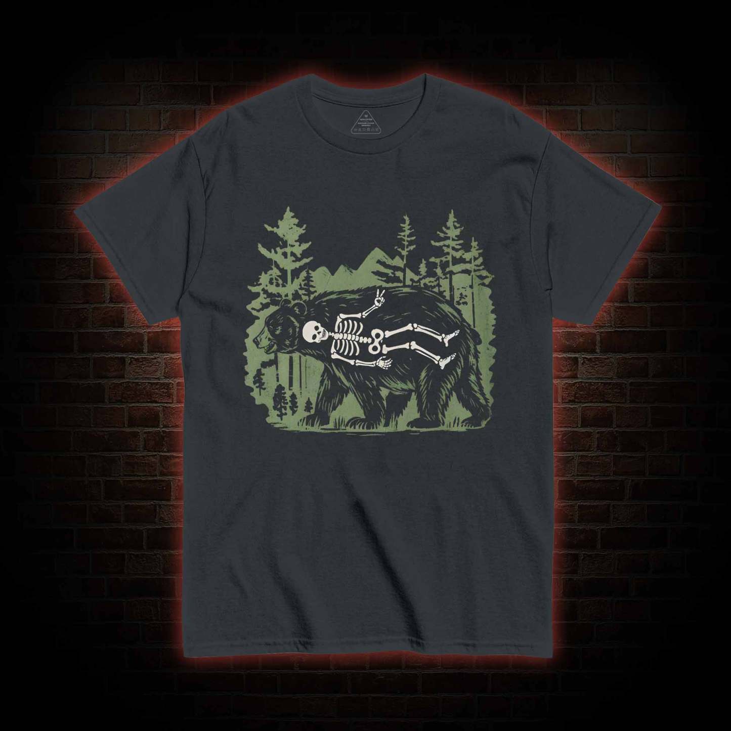 Funny Bear Skeleton T-shirt