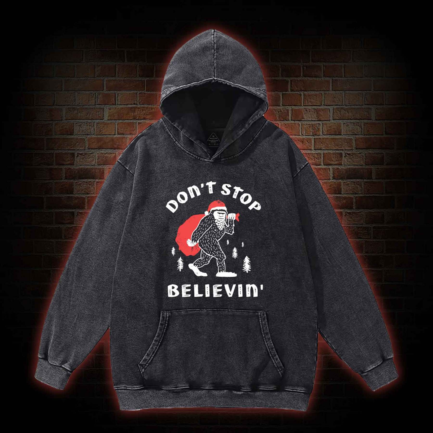Don't Stop Believin' Washed Hoodie