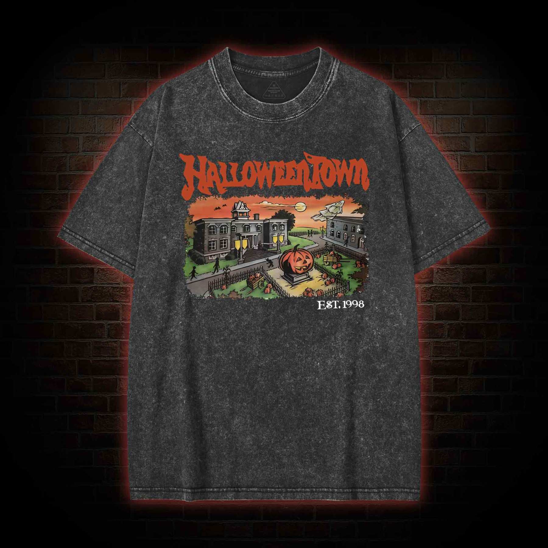 Halloween Town Washed T-shirt