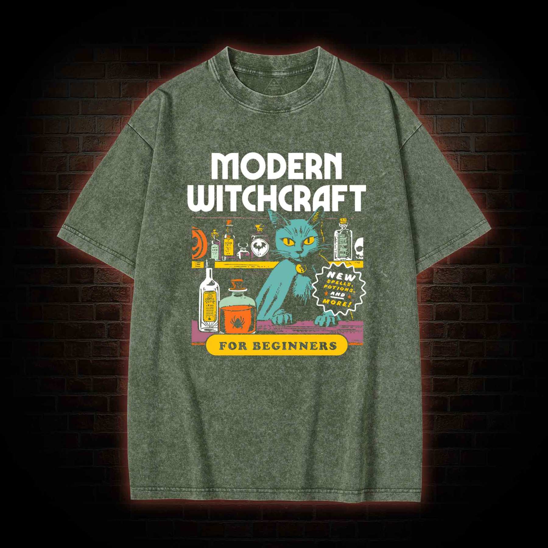 Modern Wichcraft For Beginners Washed T-shirt