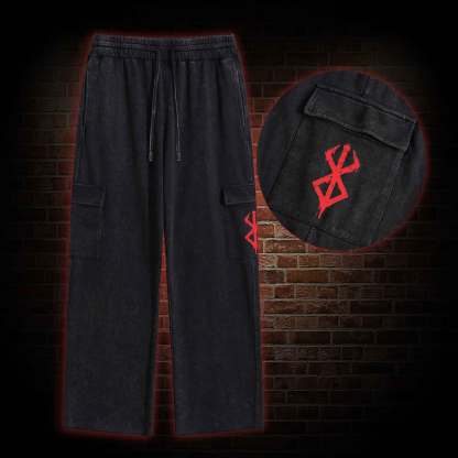 Each Man is Tortured by His Dream Washed Cargo Pants