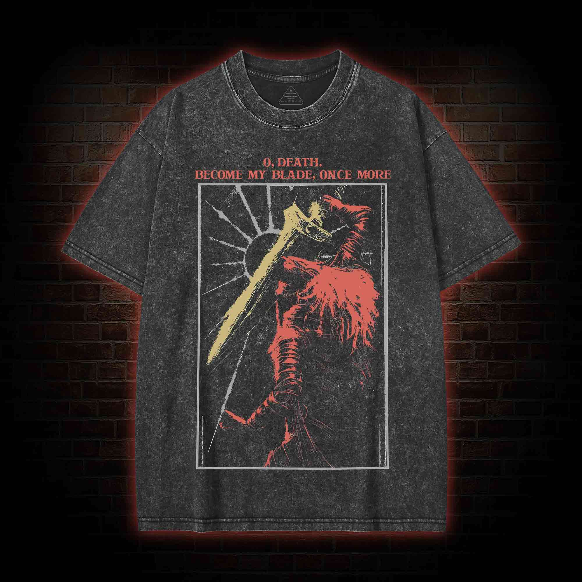 O, Death, Become My Blade Washed T-shirt