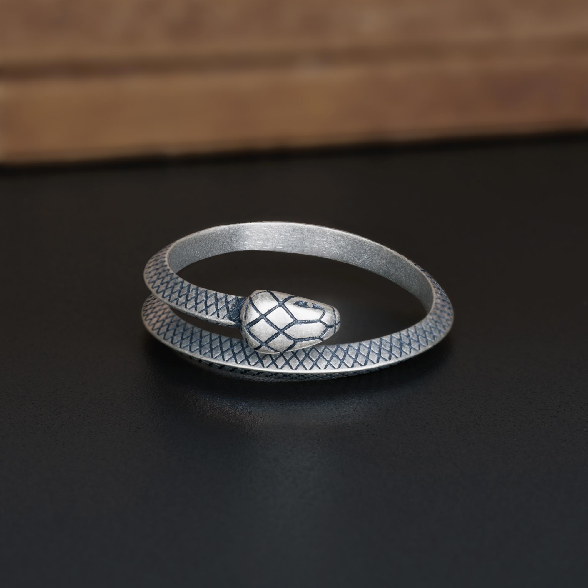 Snake Sterling Silver Ring