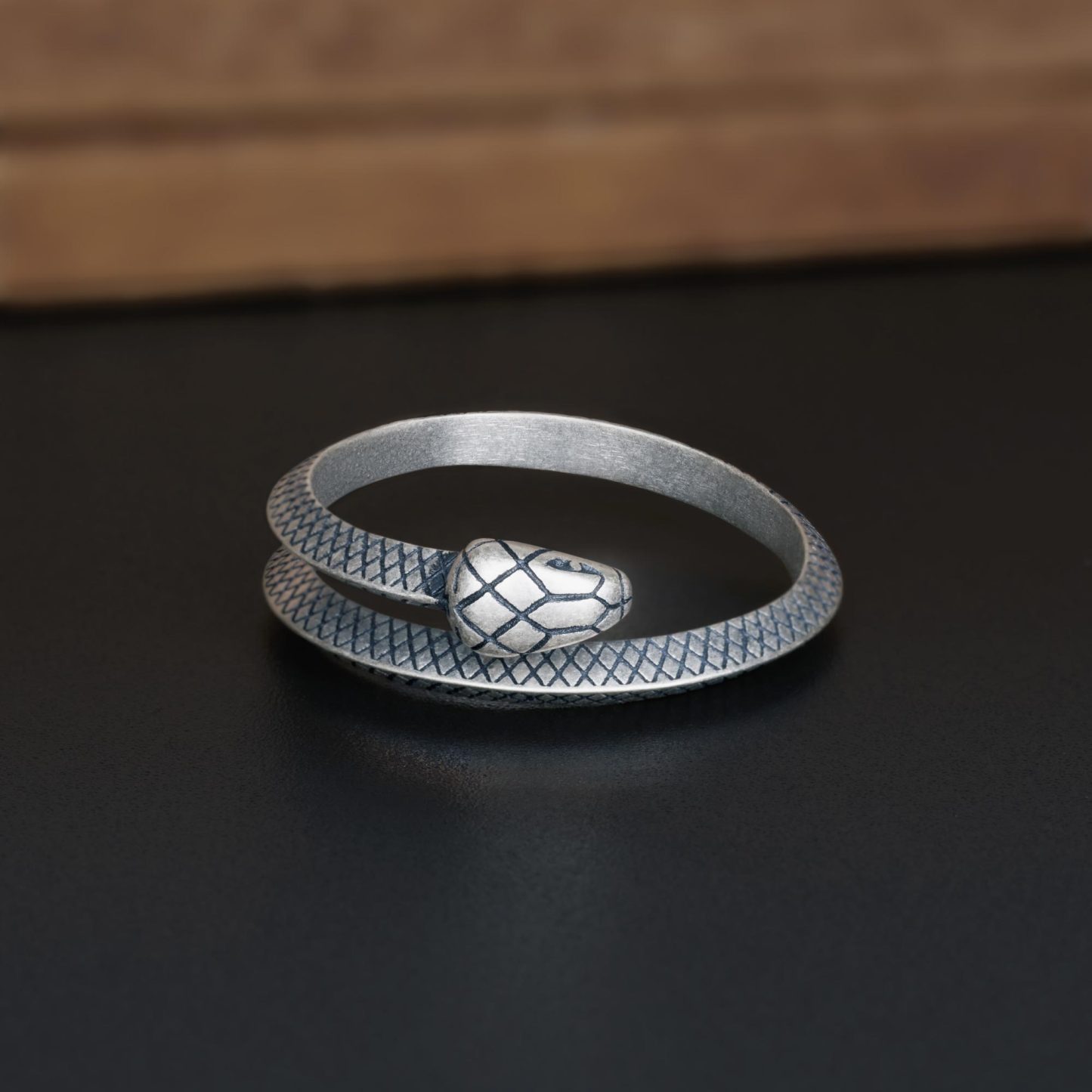Snake Sterling Silver Ring