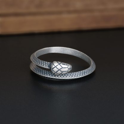 Snake Sterling Silver Ring