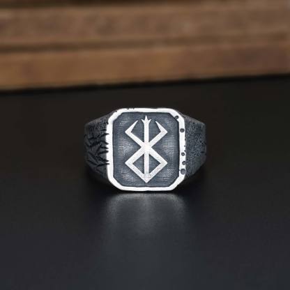 Struggle Keep Struggling Silver Band Ring