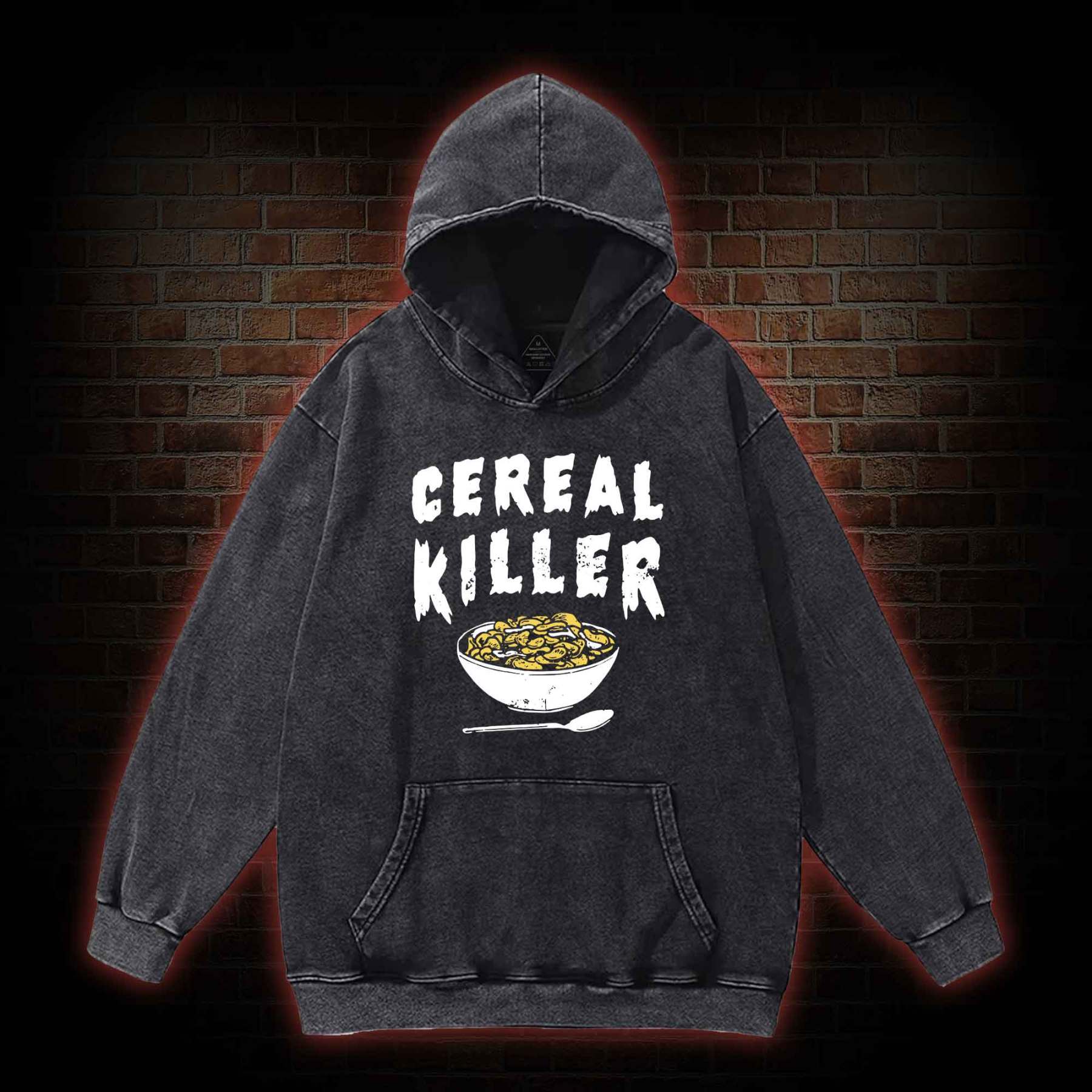 Cereal Killer Washed Hoodie