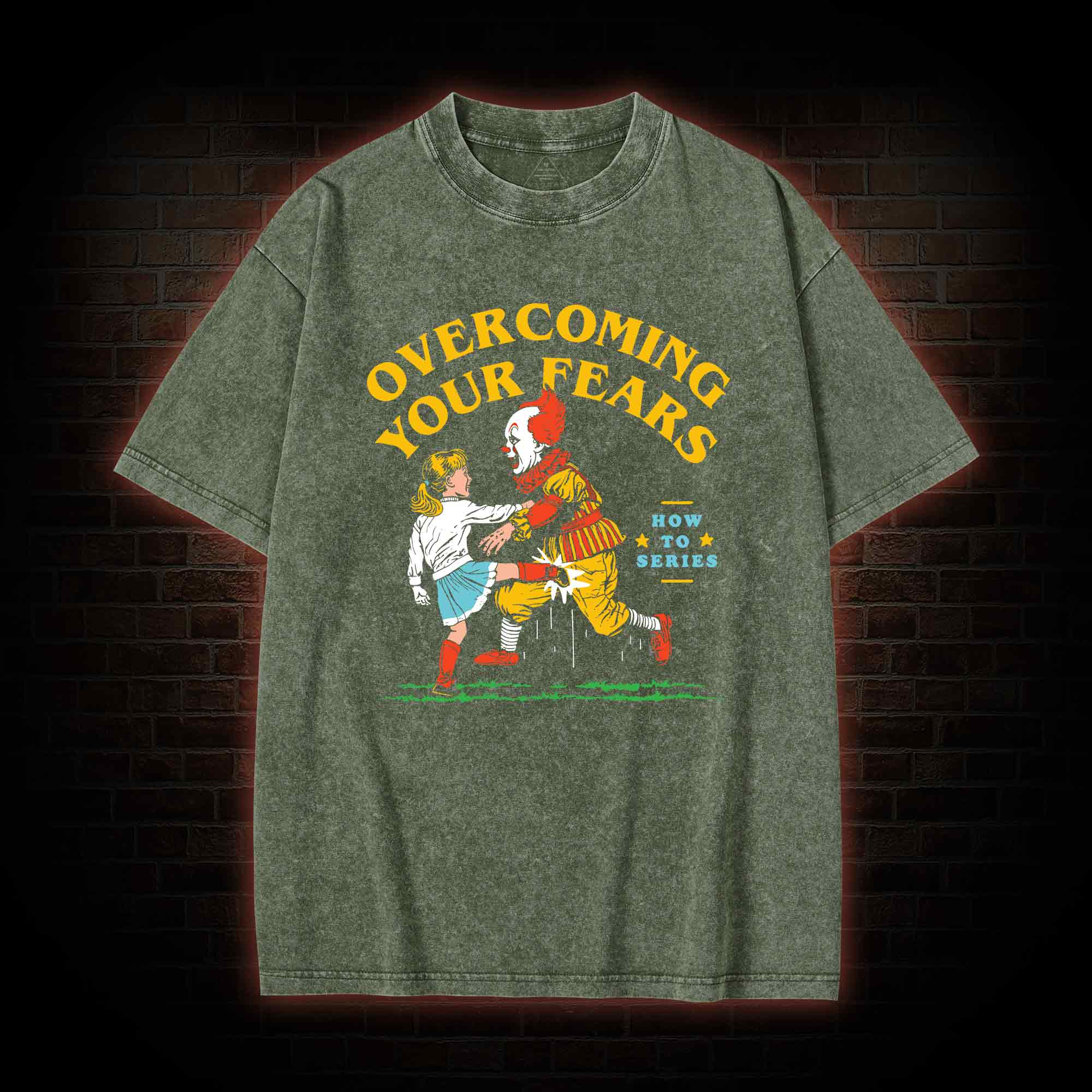 Overcoming Your Fears Washed T-shirt