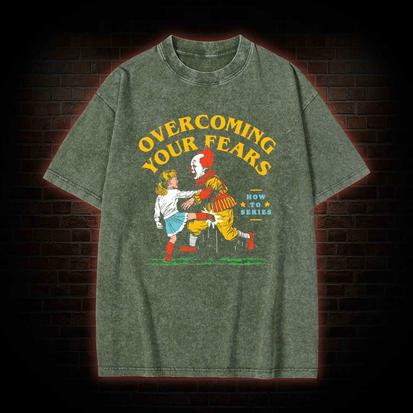 Overcoming Your Fears Washed T-shirt