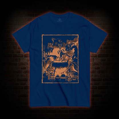 Three Witches Around Cauldron T-shirt