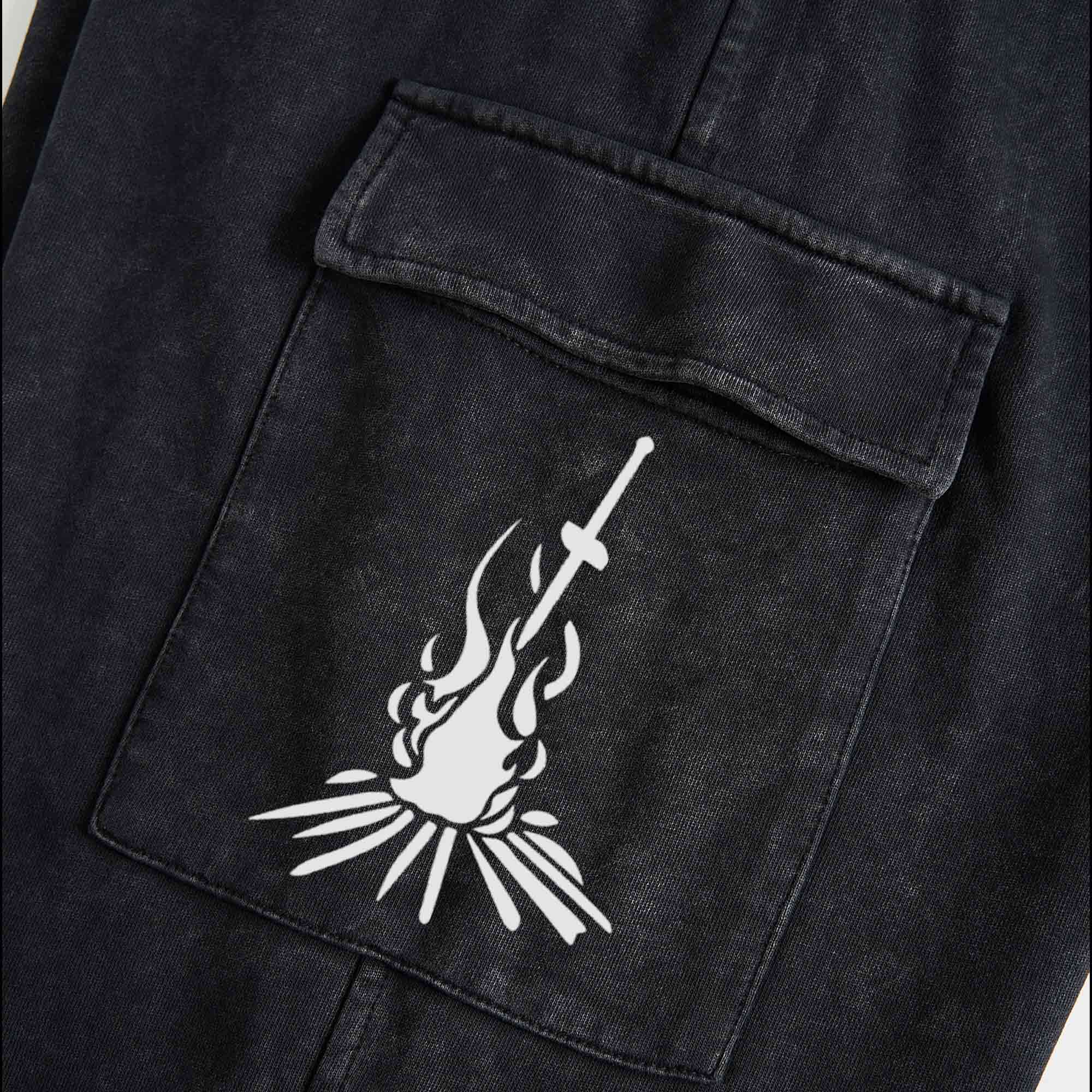 Bonfire Washed Cargo Pants