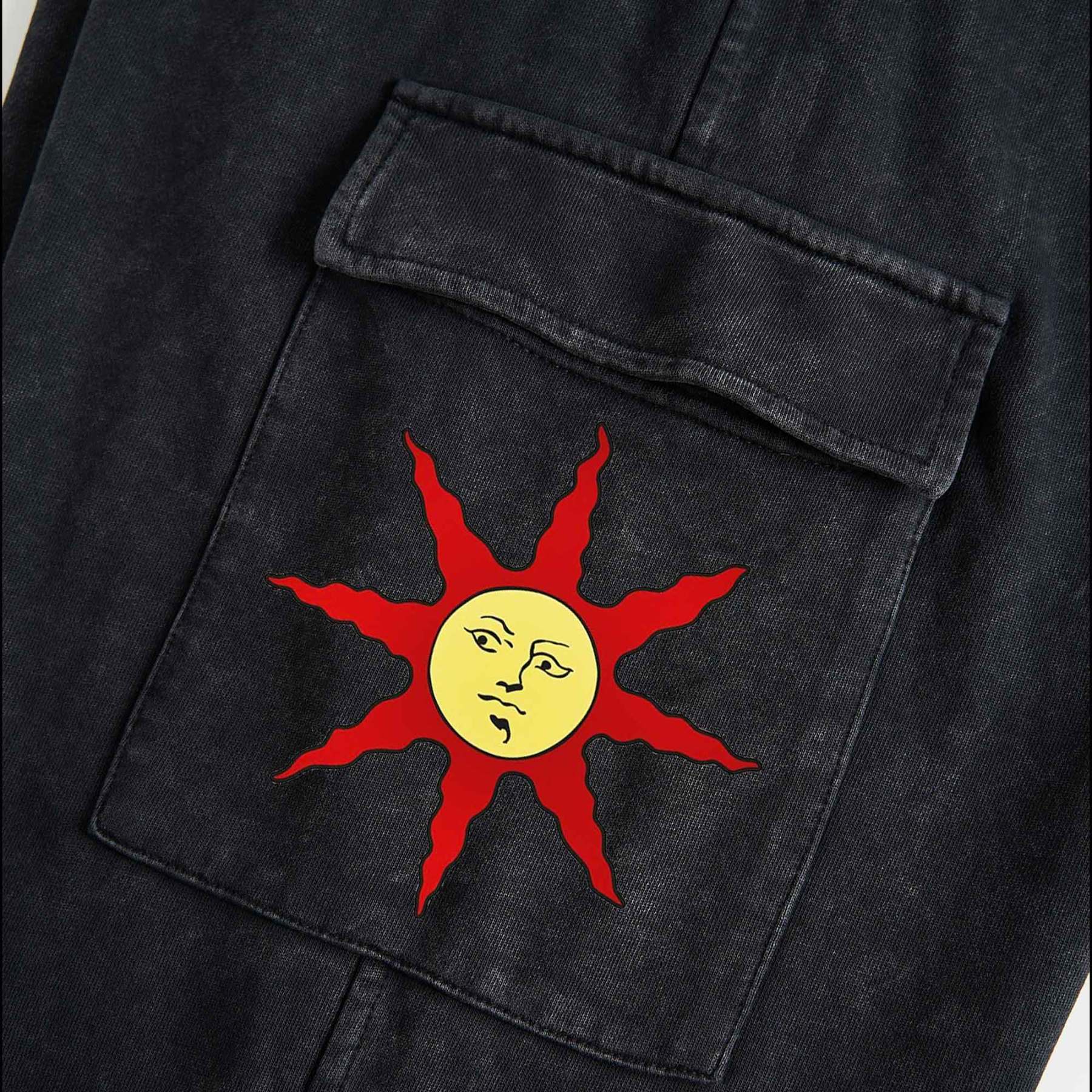 Praise the sun! Washed Cargo Pants