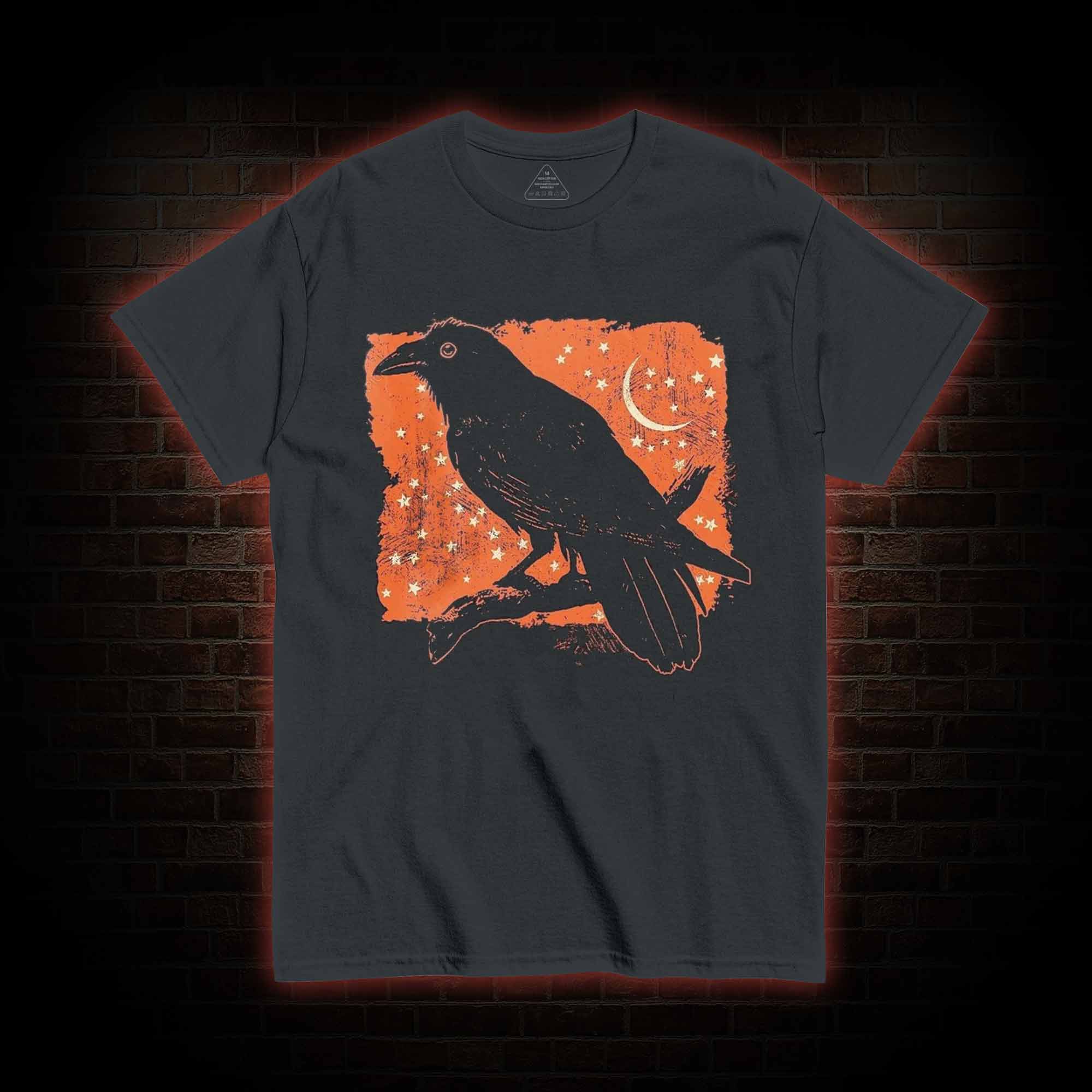 Crow On Branch T-shirt