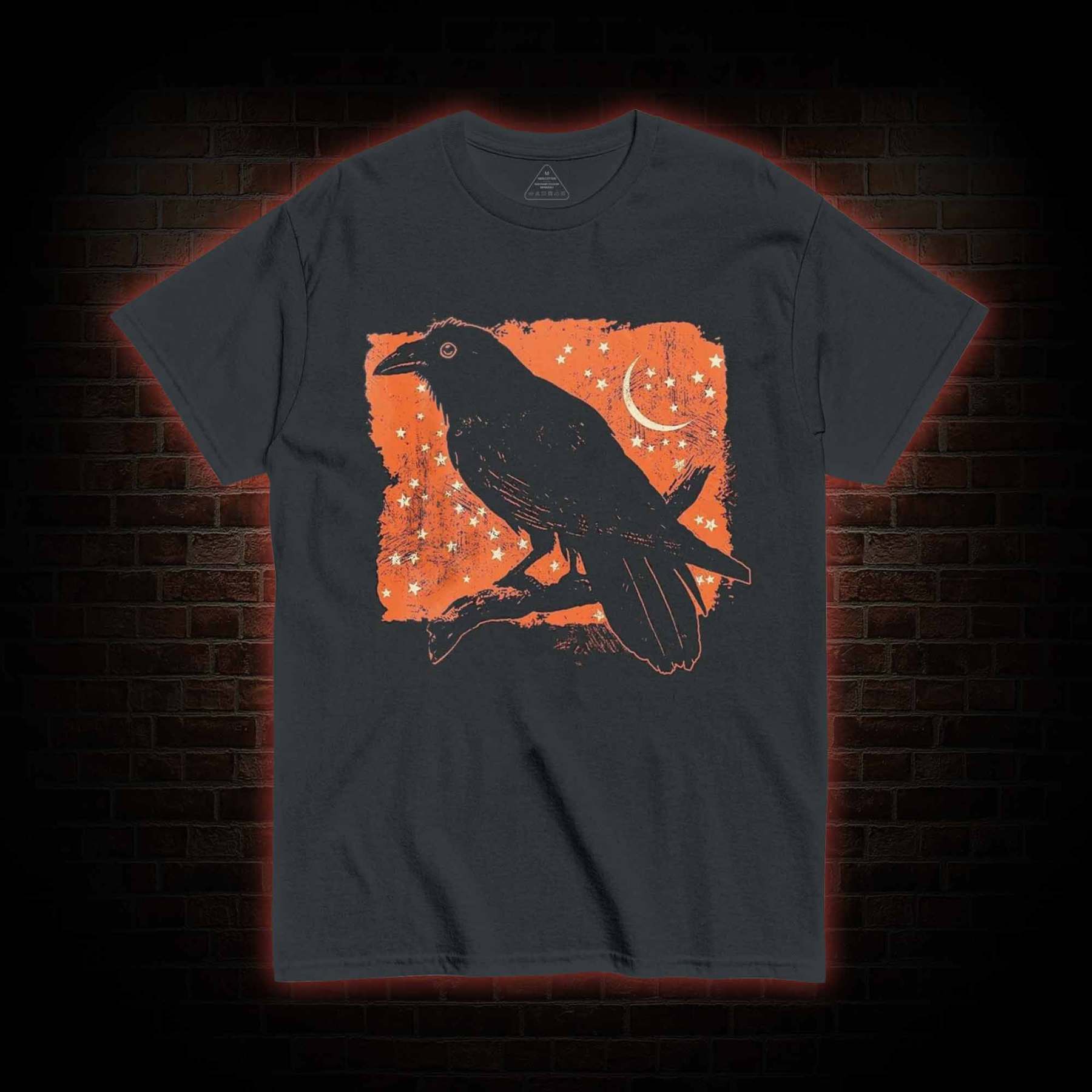 Crow On Branch T-shirt