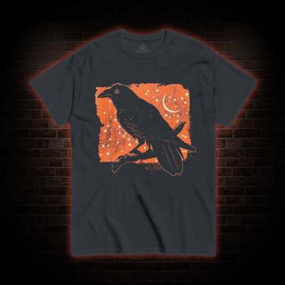 Crow On Branch T-shirt