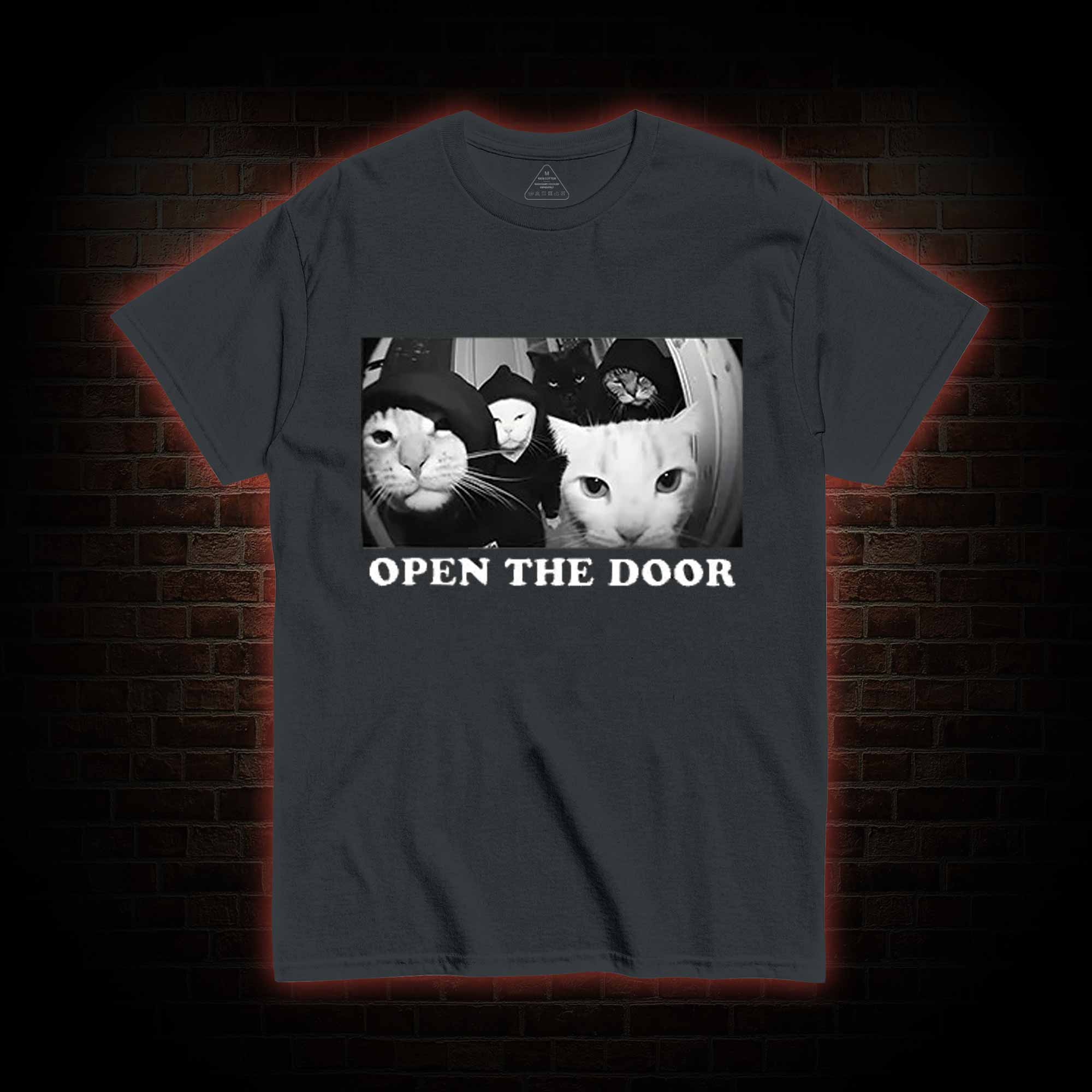 Cats Open Door T-shirt