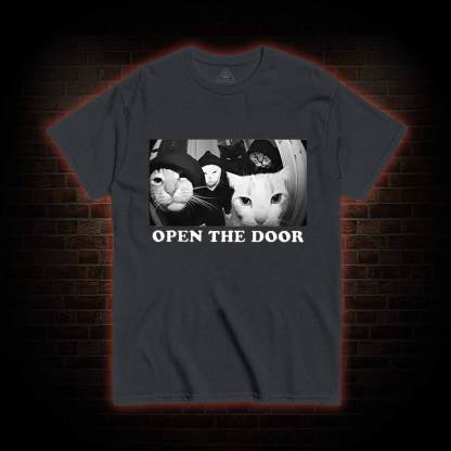 Cats Open Door T-shirt