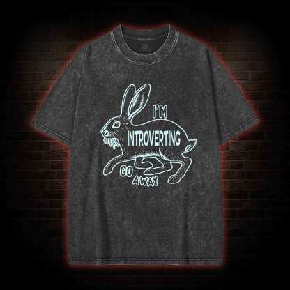 I'm Introverting Washed T-shirt