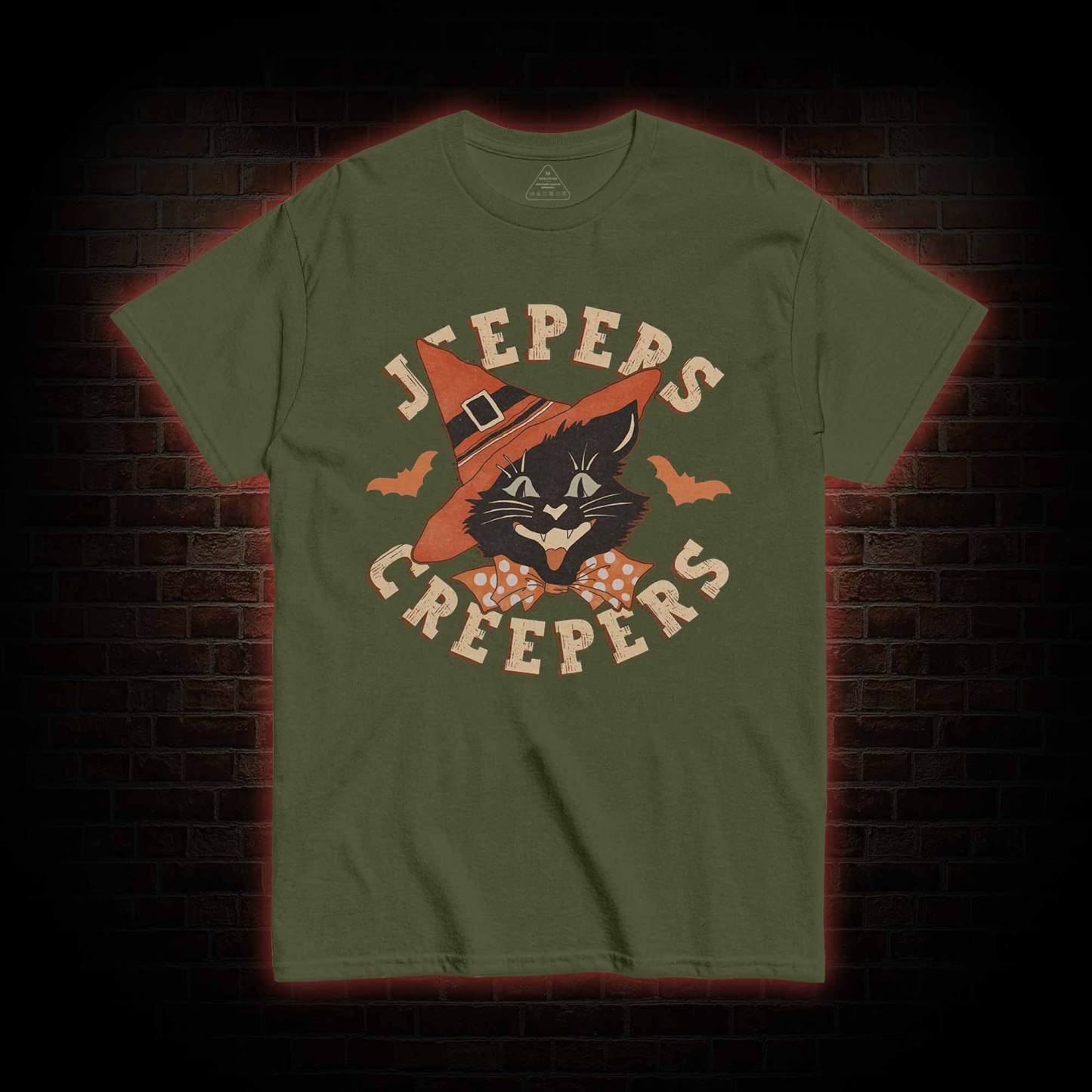 Halloween Black Cat T-shirt