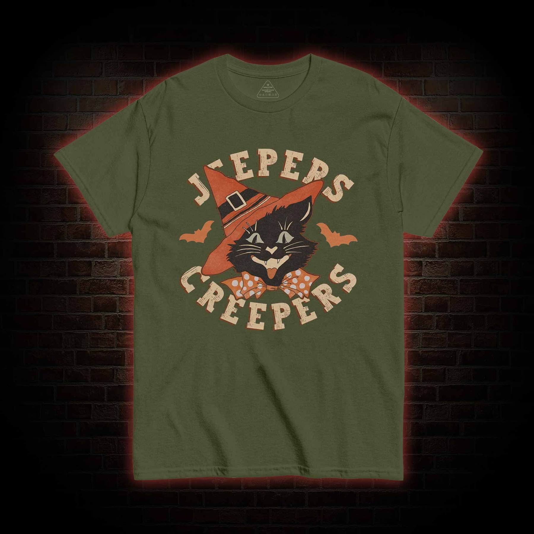 Halloween Black Cat T-shirt