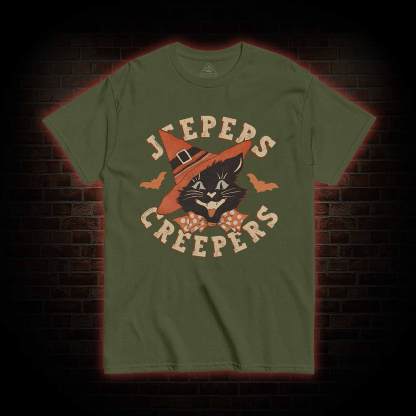 Halloween Black Cat T-shirt