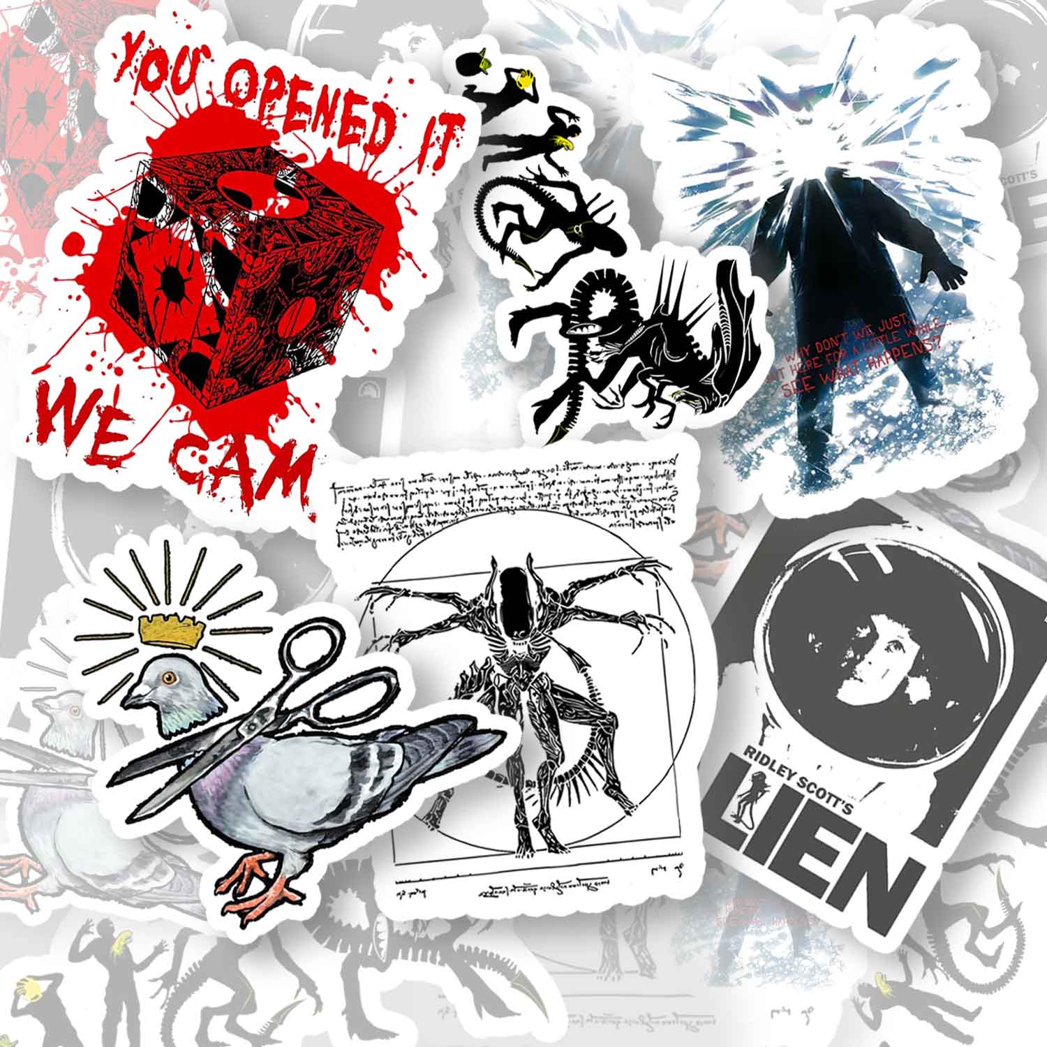 Movie Sticker Pack of 6