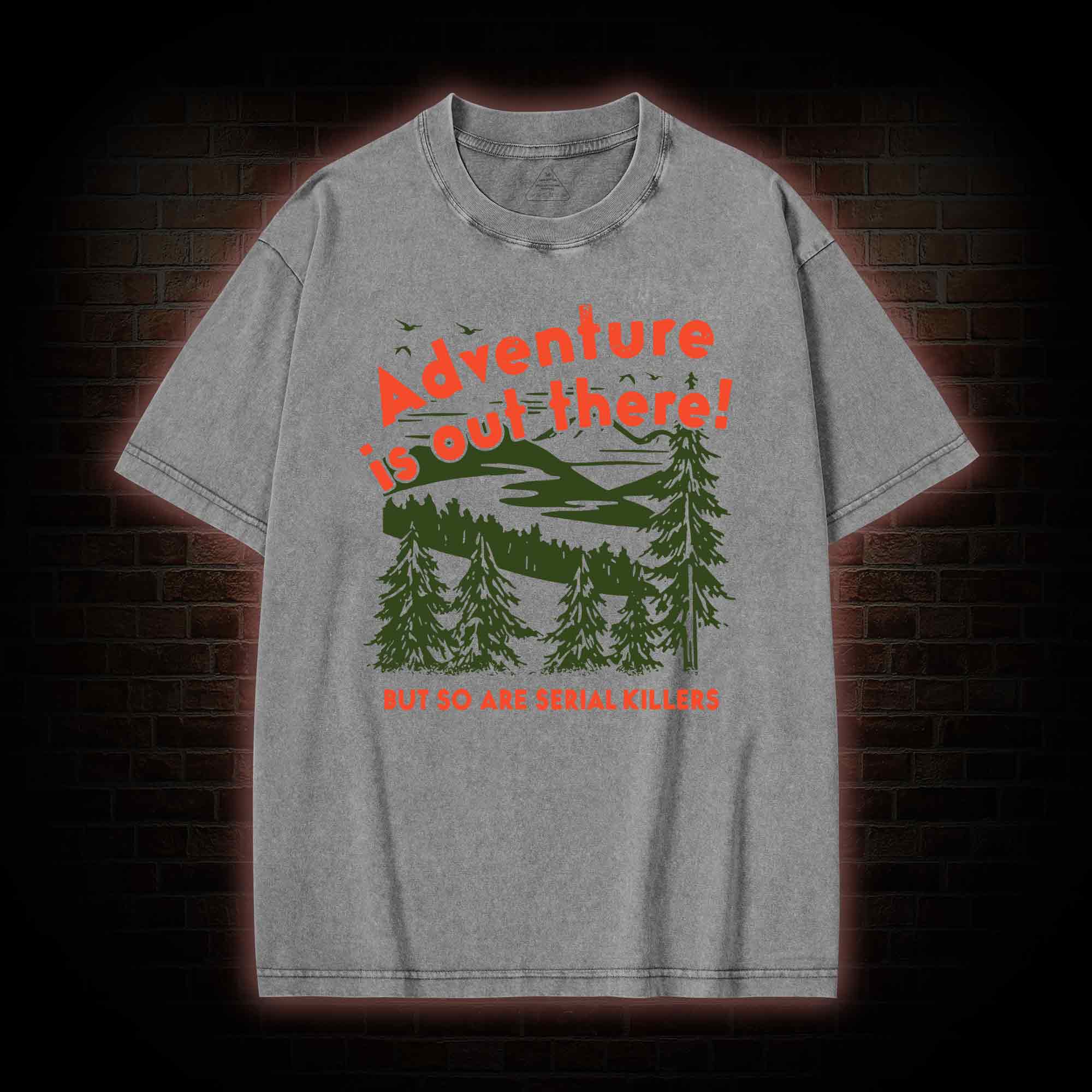 Adventure Is Out There Washed T-shirt