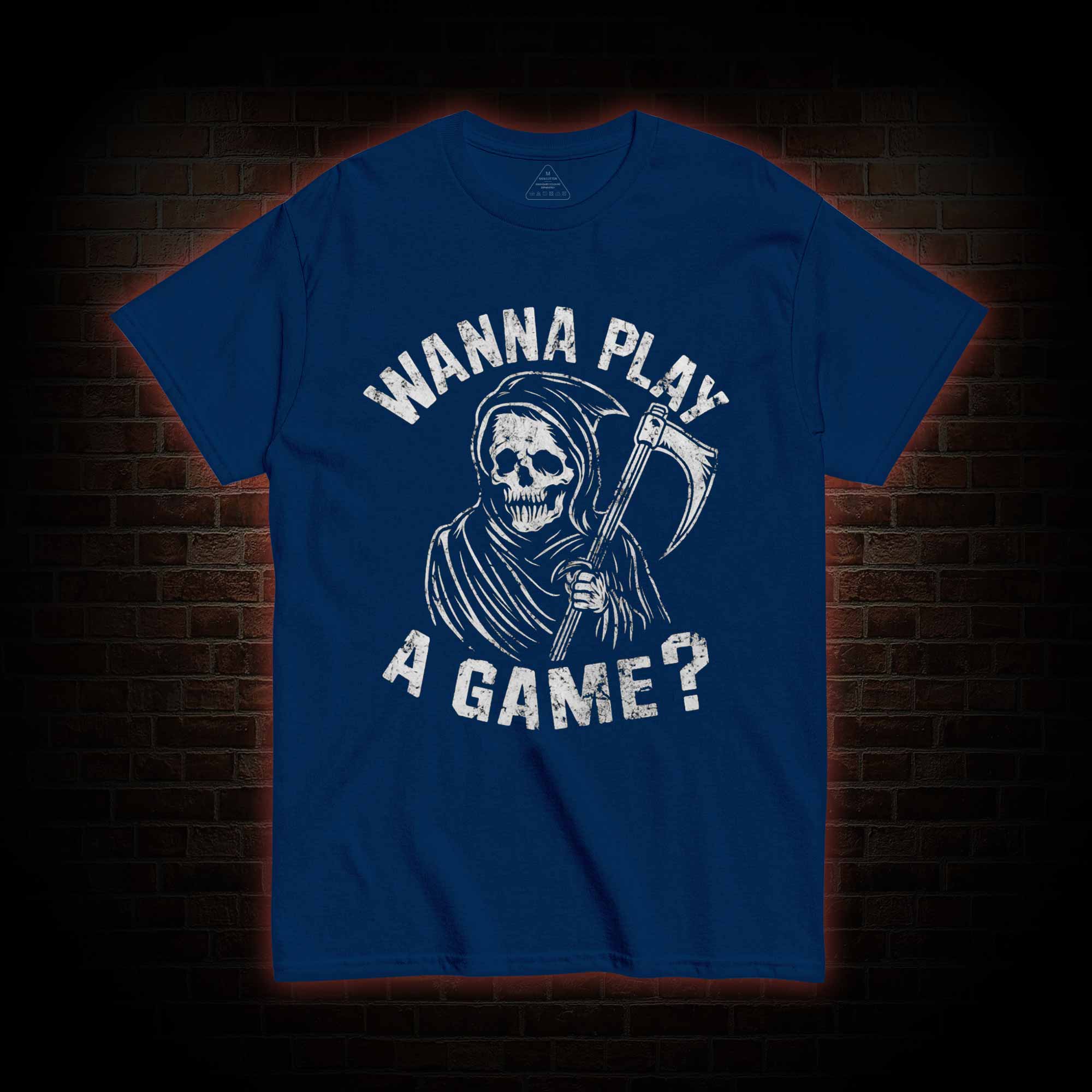Wanna Play A Game Grim Reaper T-shirt