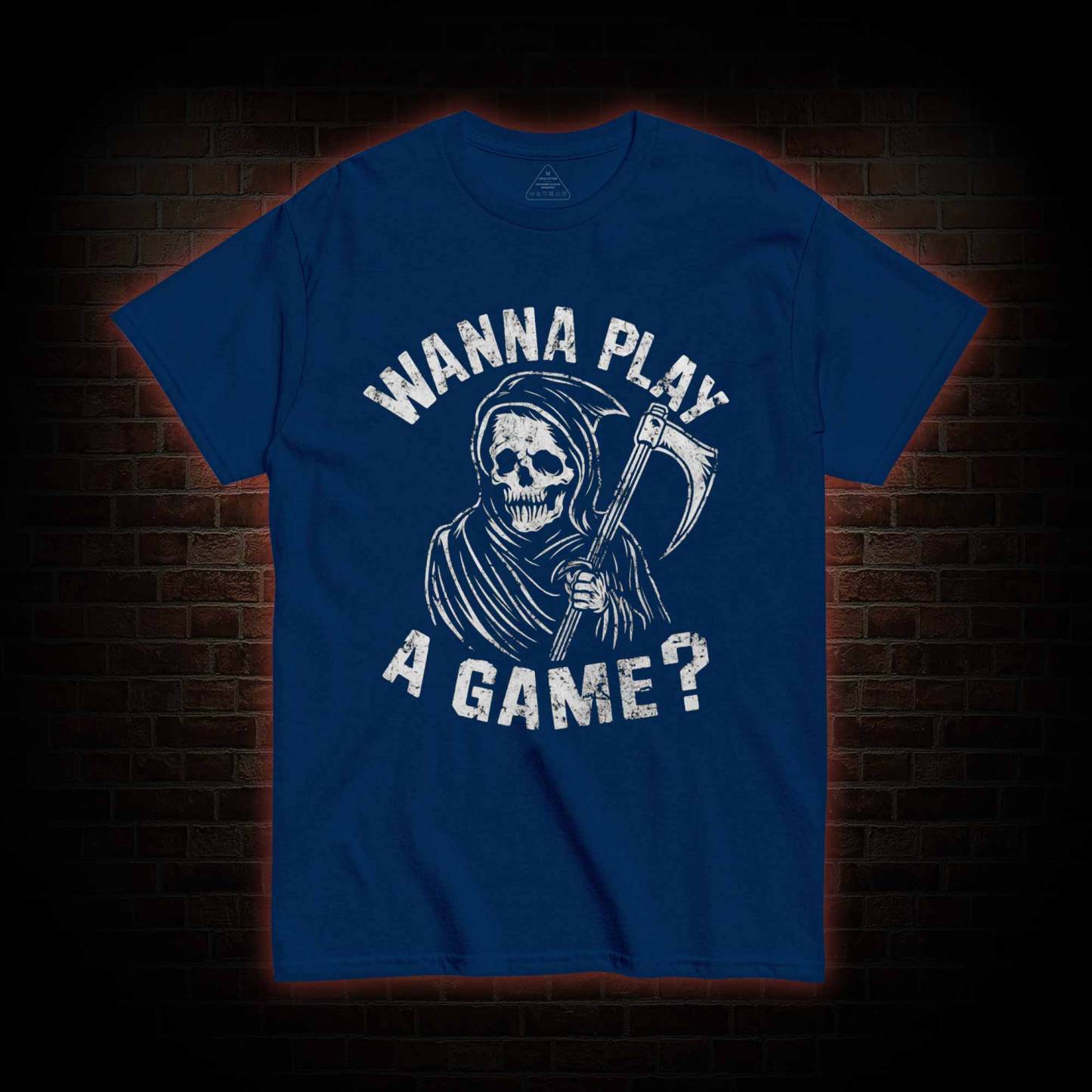 Wanna Play A Game Grim Reaper T-shirt