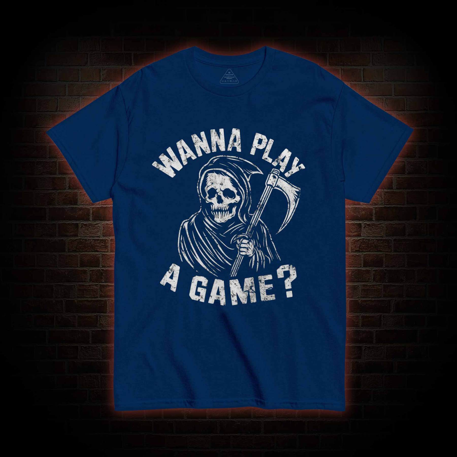 Wanna Play A Game Grim Reaper T-shirt