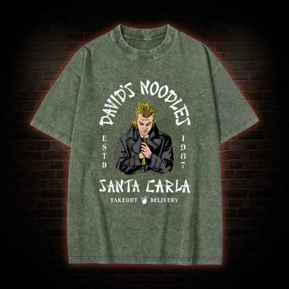David's Noodles Santa Carla Washed T-shirt