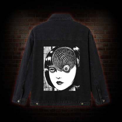 Horror Eyeball Denim Jacket