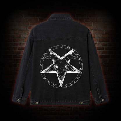 Hail Satan Denim Jacket