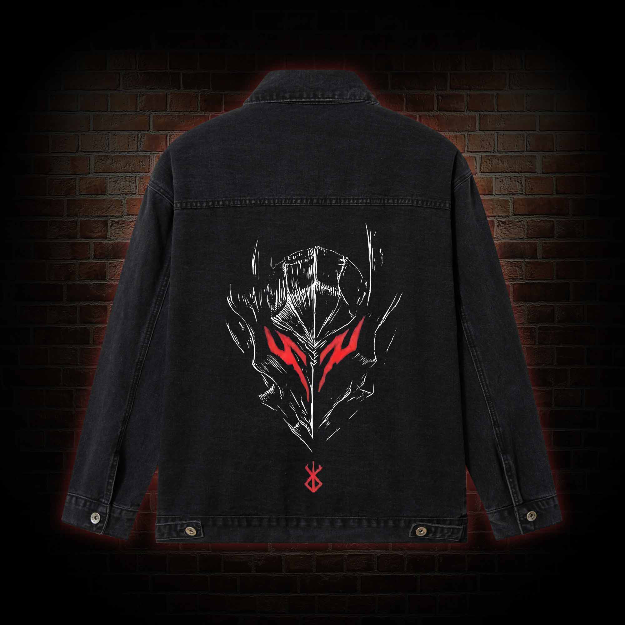 Berserker Mask Denim Jacket