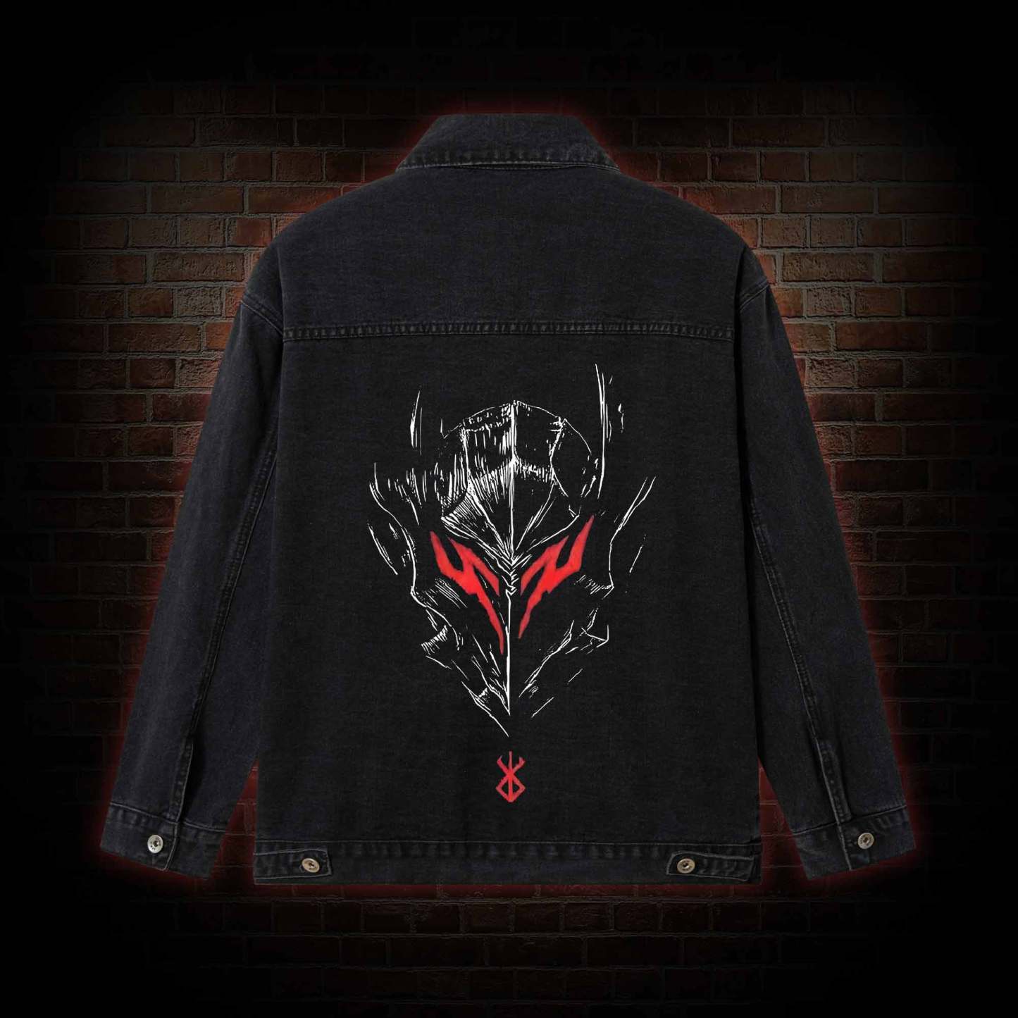 Berserker Mask Denim Jacket