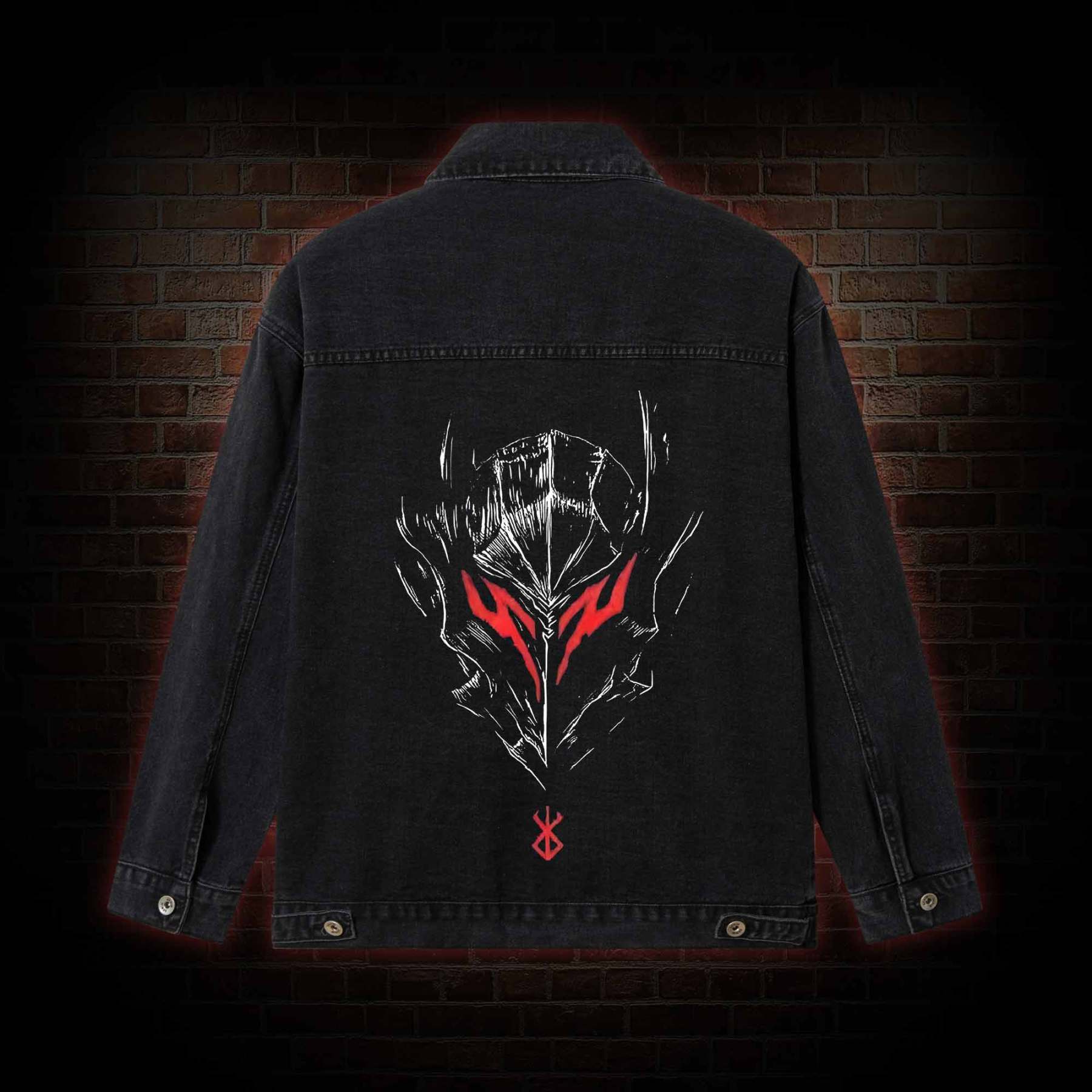 Berserker Mask Denim Jacket