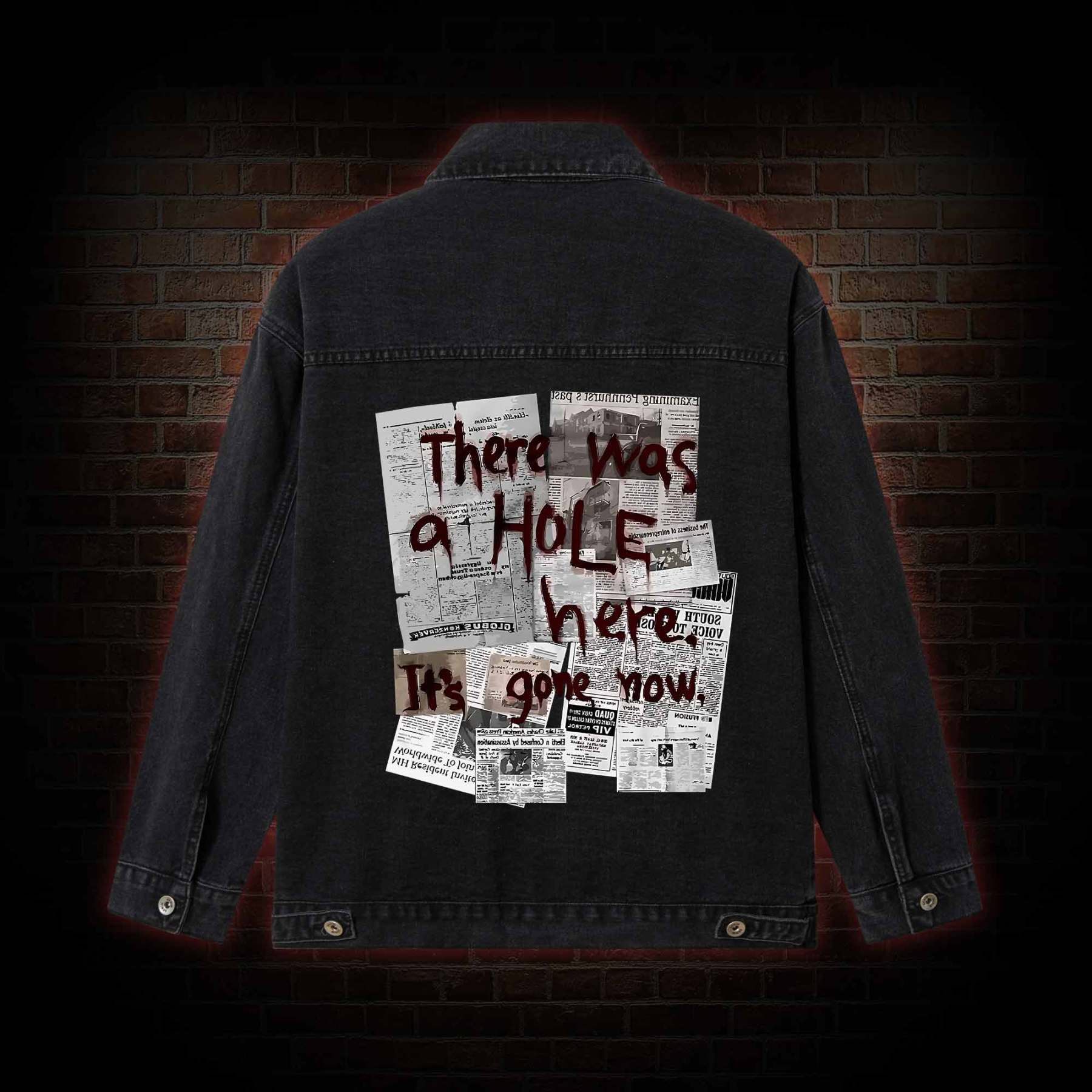 There was a Hole Denim Jacket