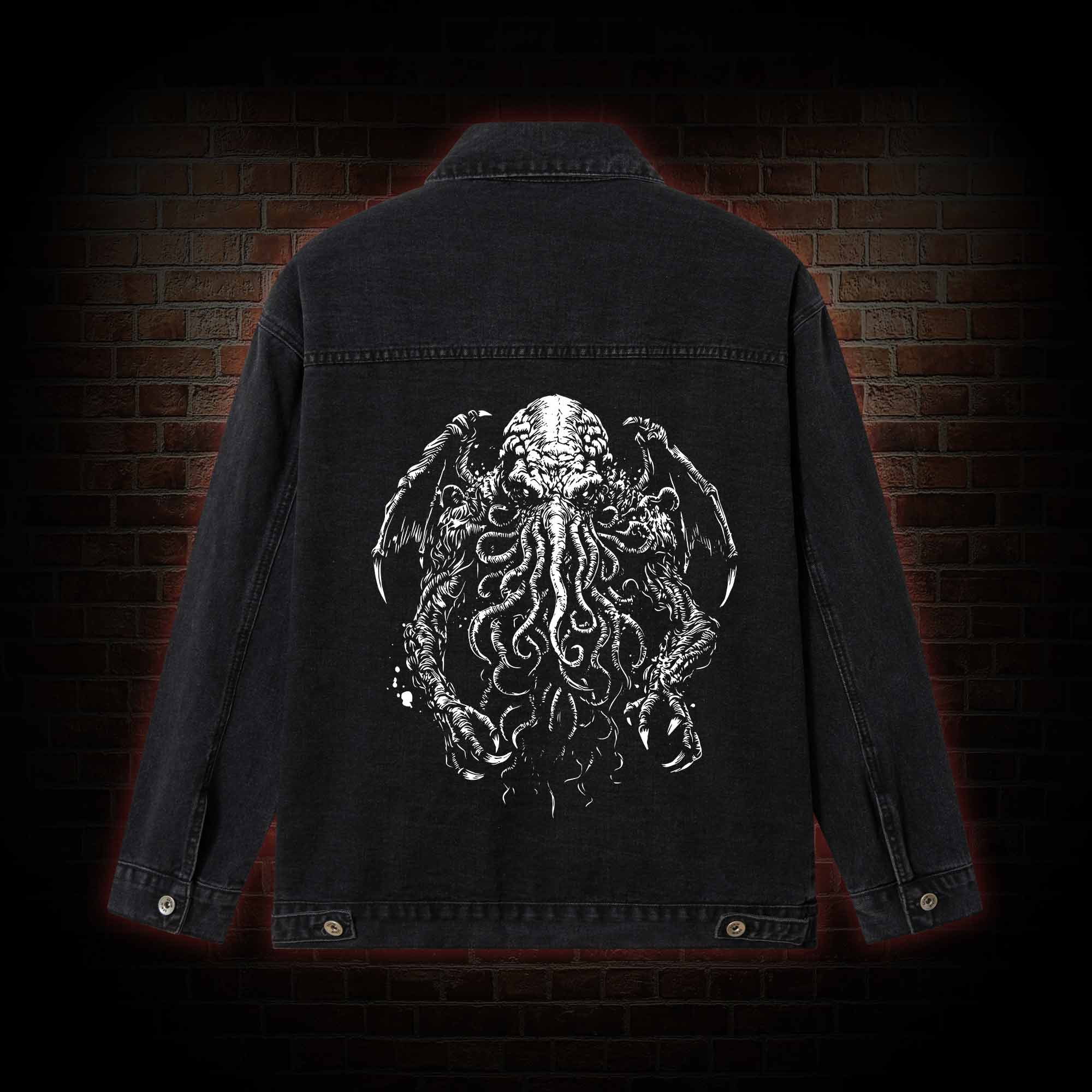 The Great Old One Cthulhu Denim Jacket